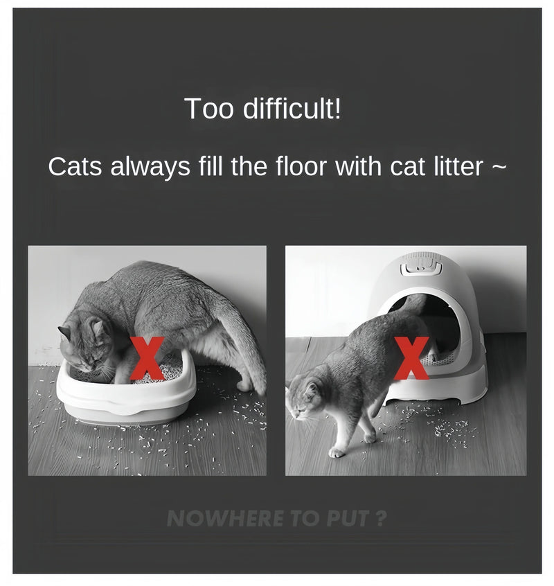 Large EVA Double-Layer Cat Litter Mat Waterproof