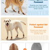 Anti-Slip Knitted Dog Socks with Adjustable Straps (4-Pack)