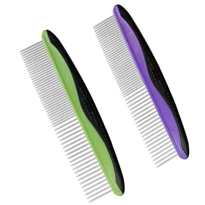 Stainless Steel Pet Detangling Massage Comb for Dogs & Cats