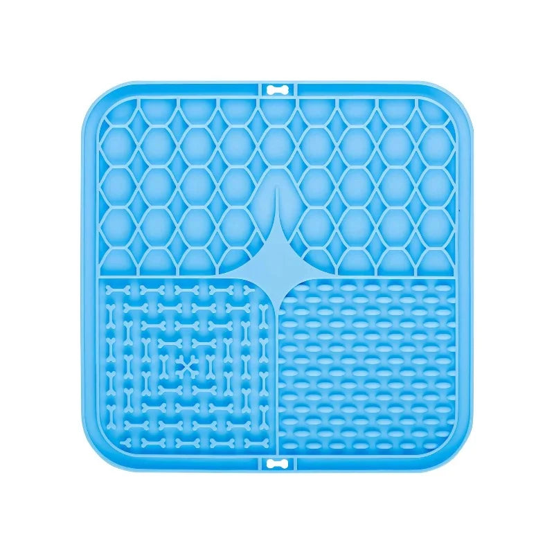 Dog Slow Feeder Silicone Mat for Training and Bath Distraction