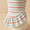 Sweet Strawberry Print Princess Dress for Small Dogs & Cats