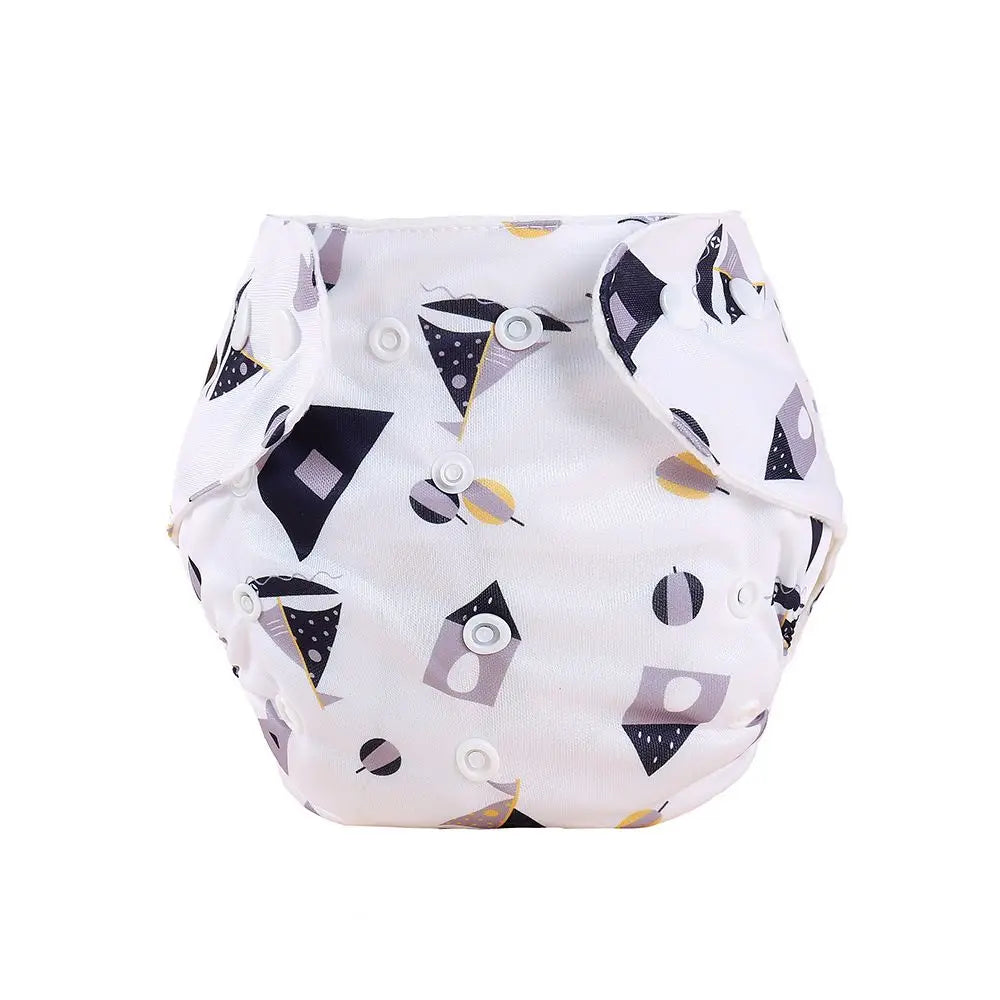 Eco-Friendly Reusable Cotton Cloth Diapers with Adjustable Fit