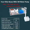 Filtre Cascade pour Aquarium à Fixer au Mur avec Pompe