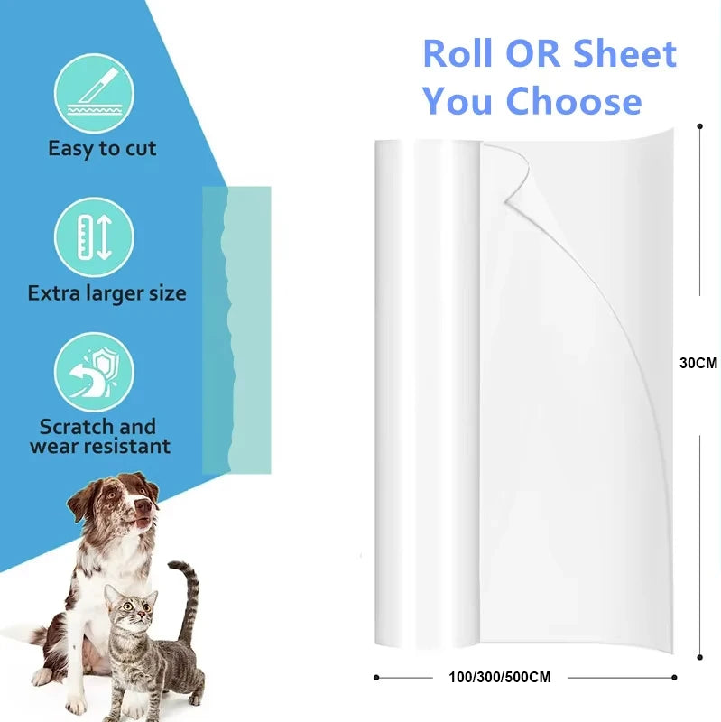 Ruban Anti-Griffures Transparent pour Chats