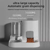 Two-in-One Automatic Pet Feeder and Water Dispenser with Large Capacity
