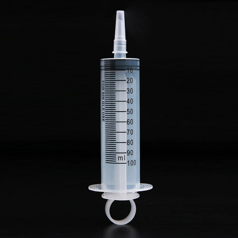 100 ml Reusable Plastic Liquid Measuring Syringe for Feeding