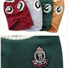Classic V-Neck Knit Dog Sweater for Fall & Winter