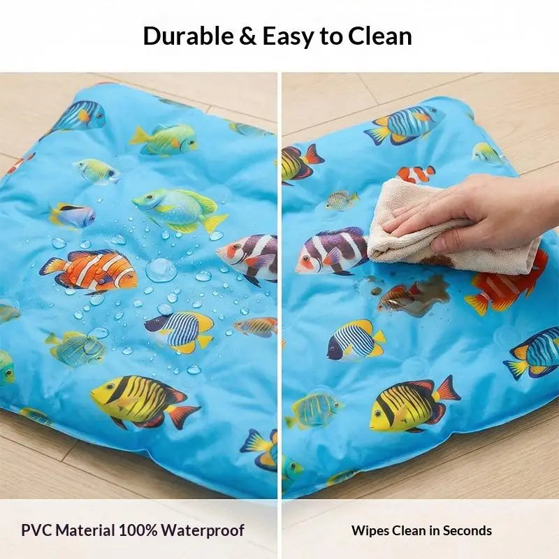 Self-Cooling Pet Mat with Leakproof Cover