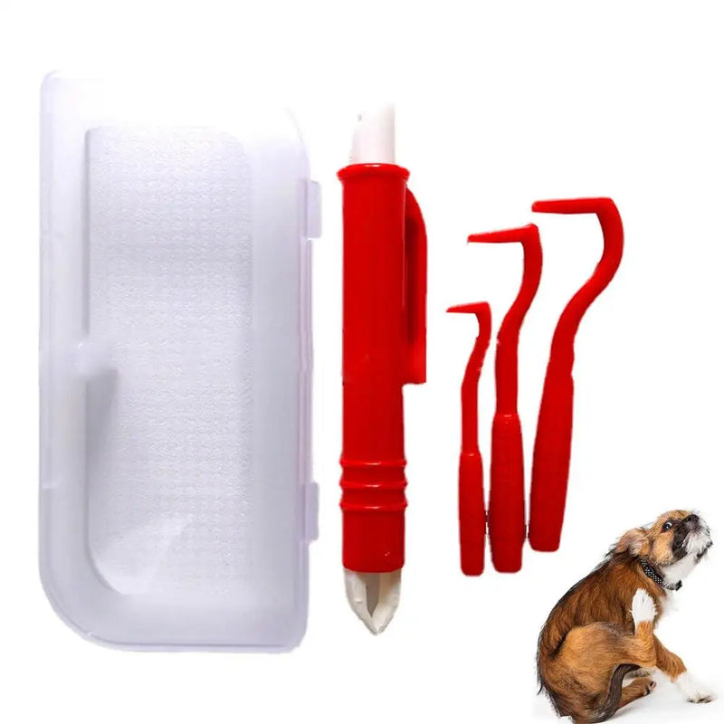 Kit de Herramientas para Retirar Garrapatas de Mascotas
