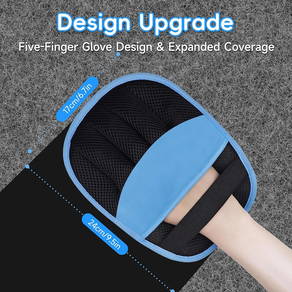 Electrostatic Pet Hair Remover Gloves – Reusable Grooming Mitt for Cats & Dogs
