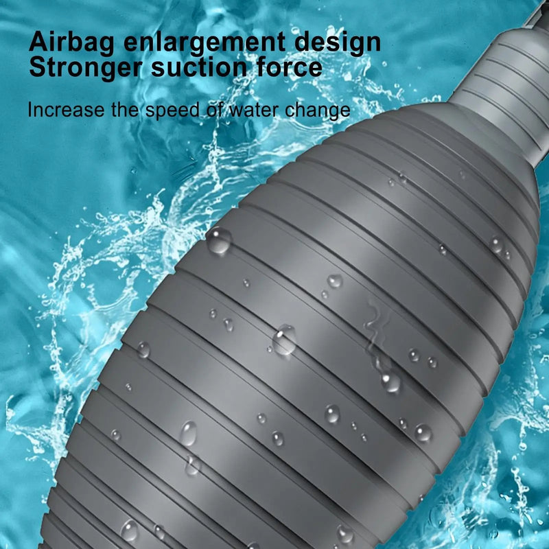 Aspirateur à gravier et changeur d'eau pour aquarium