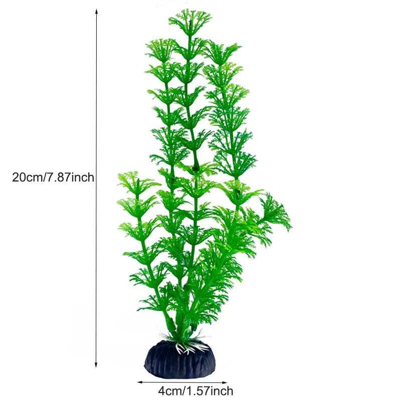 Realistic Artificial Aquarium Plants for Fish Tank Décor