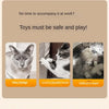 Interactive Automatic Rolling Cat Toy with Tail