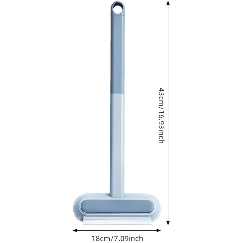 Multi-Surface Pet Hair Remover Brush with Self-Cleaning Base
