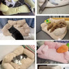 Machine Washable Cat Sofa Bed with Removable Cover