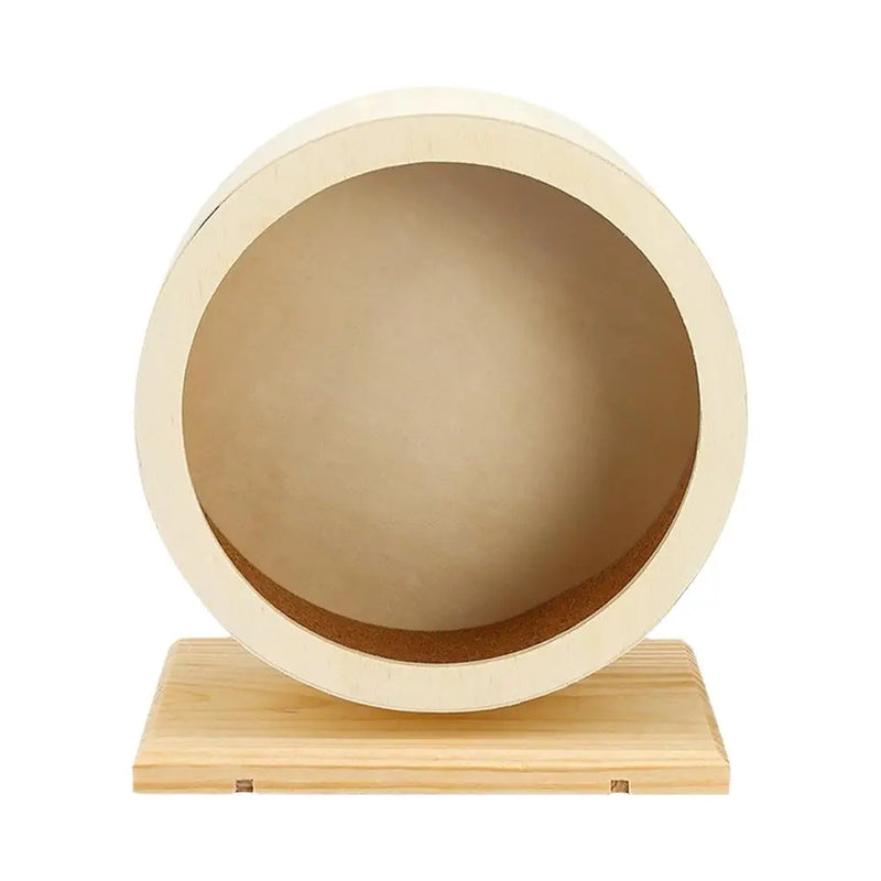Golden Bear Wooden Hamster Running Wheel
