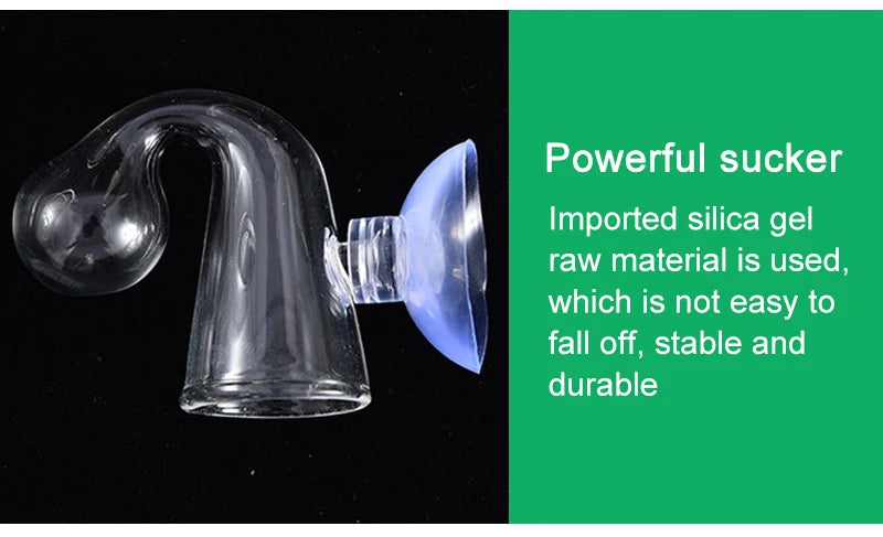 مؤشر CO2 زجاجي للحوض السمكي قابل للتعليق