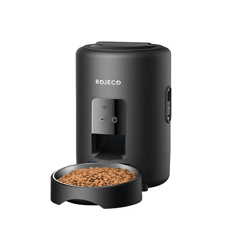 Dispensador de comida para mascotas con Wi-Fi y control por app