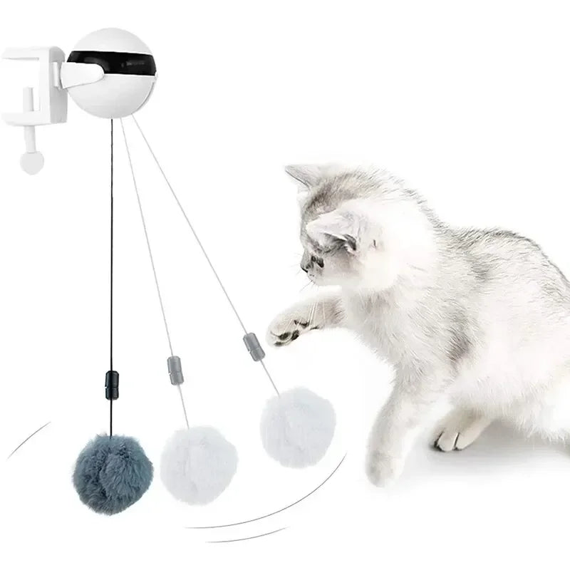 Interaktives elektrisches Katzenspielzeug mit aufsteigendem Ball