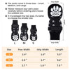 Breathable Anti-Slip Dog Socks with Paw Print Design (4-Pack)