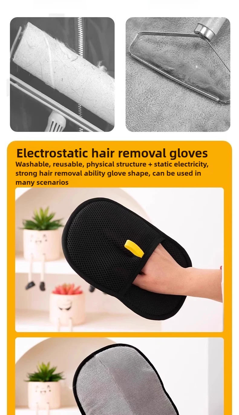 Pet Grooming Glove for Shedding Cats and Dogs