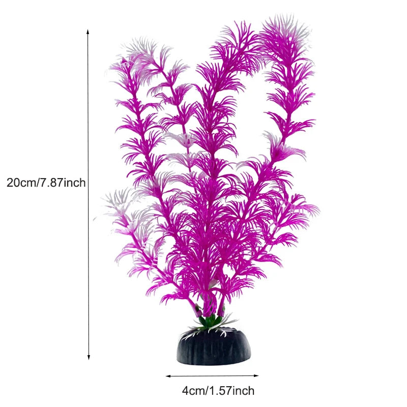 Realistic Artificial Aquarium Plants for Fish Tank Décor