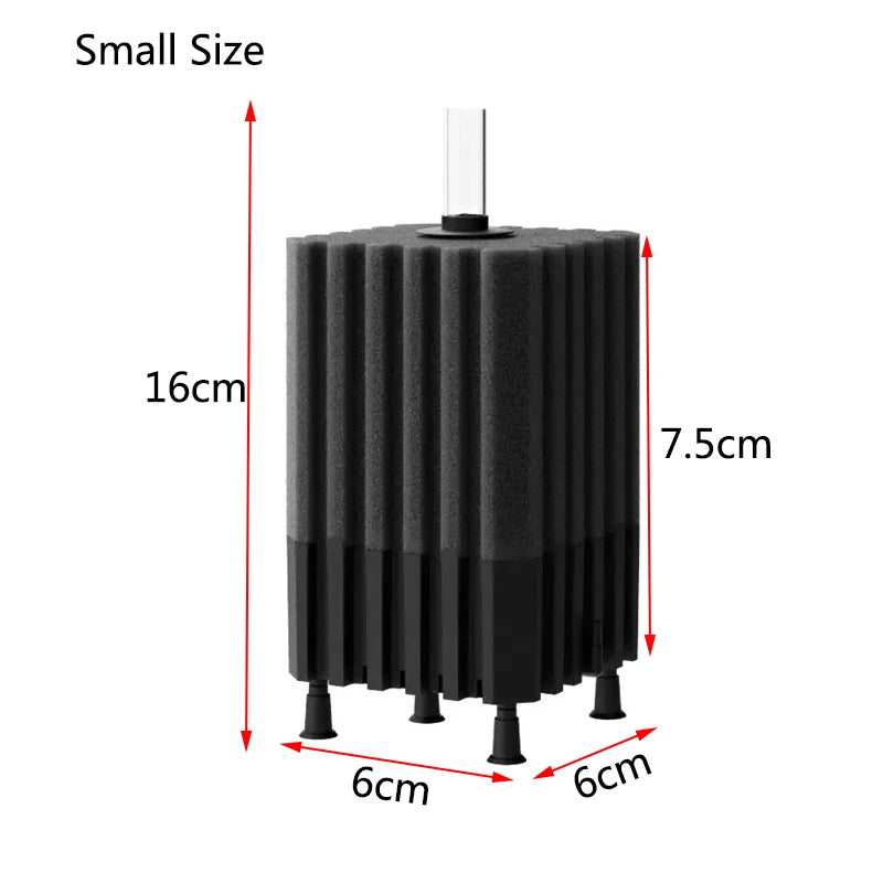 Aquarium Bio Sponge Filter with Air Pump Connection