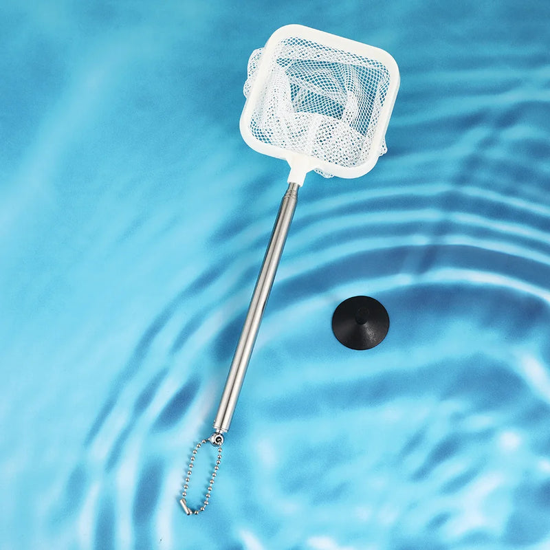 Filet de nettoyage en acier inoxydable pour aquarium