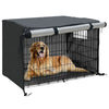 All-Season Waterproof Dog Crate Cover with Mesh Ventilation