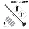 Racleur d'algues pour aquarium à double usage avec long manche