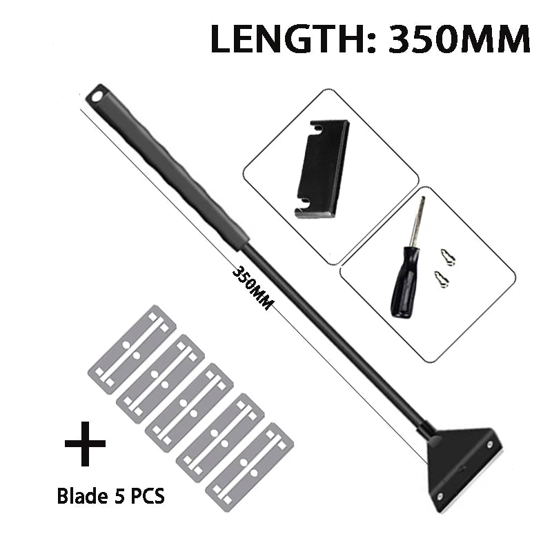 Racleur d'algues pour aquarium à double usage avec long manche