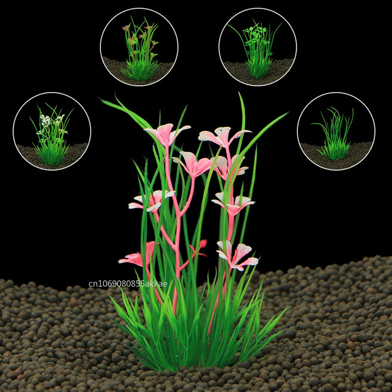 Lifelike Artificial Aquarium Plants and Ornaments