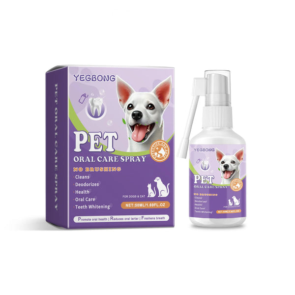 Spray de nettoyage buccal pour chiens et chats