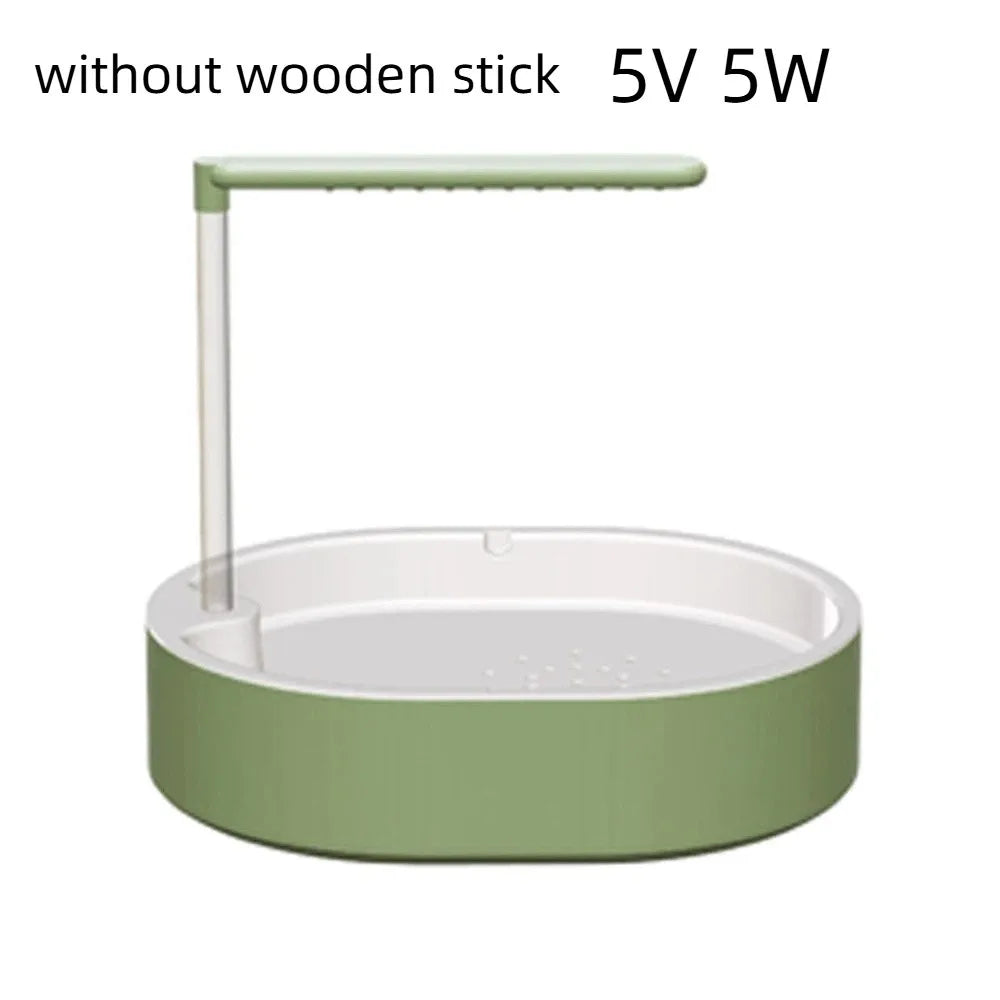 Automatic Circulating Bird Bath with Perch
