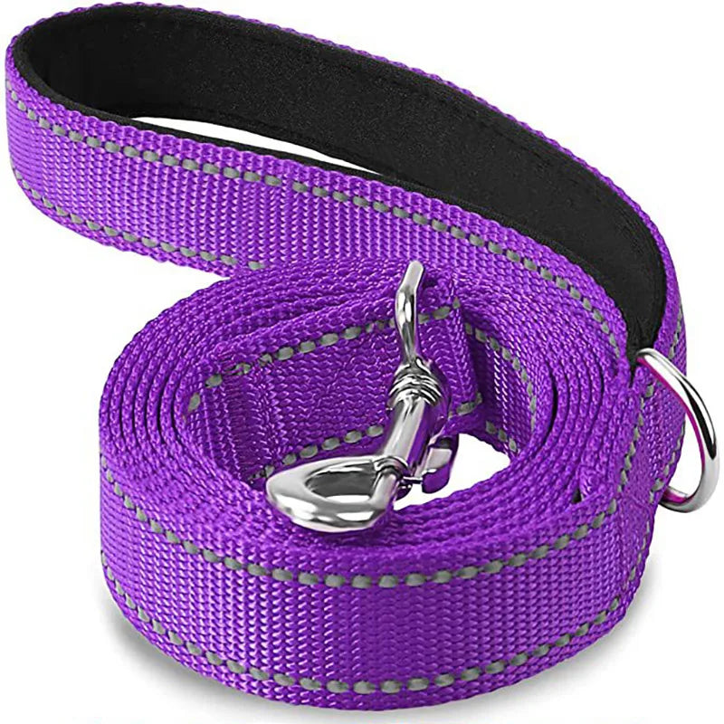 Reflective Dog Harness Collar and Leash Set (1.2-1.8m)