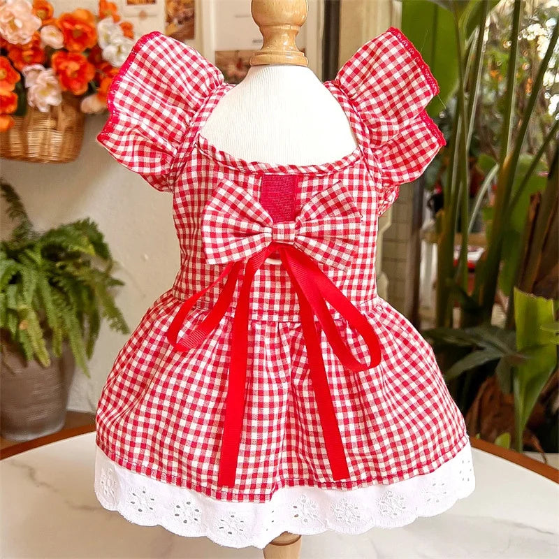 Floral Summer Princess Dress for Small Dogs and Cats