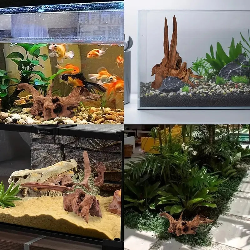 Micro Landscape Aquarium Decor Wood Branches 5-10cm - 3/6/9pcs