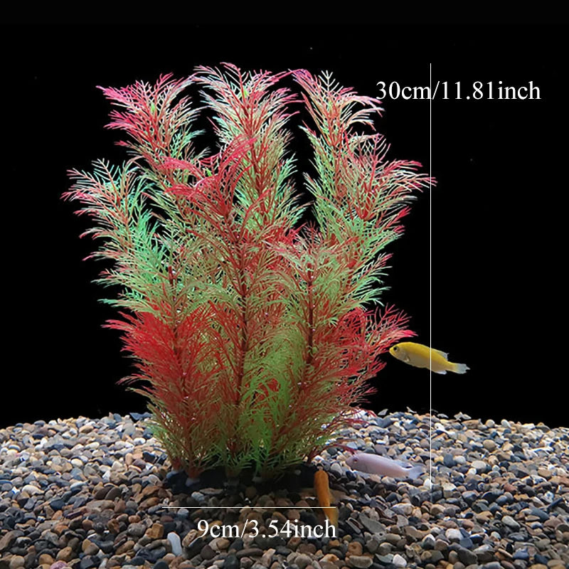 Realistic Artificial Aquarium Plants for Fish Tank Décor