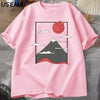 Camiseta Gráfica de Gato Divertida