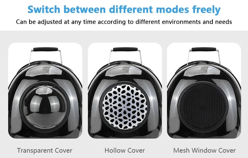 Transparent Bubble Pet Carrier Backpack for Small Dogs and Cats