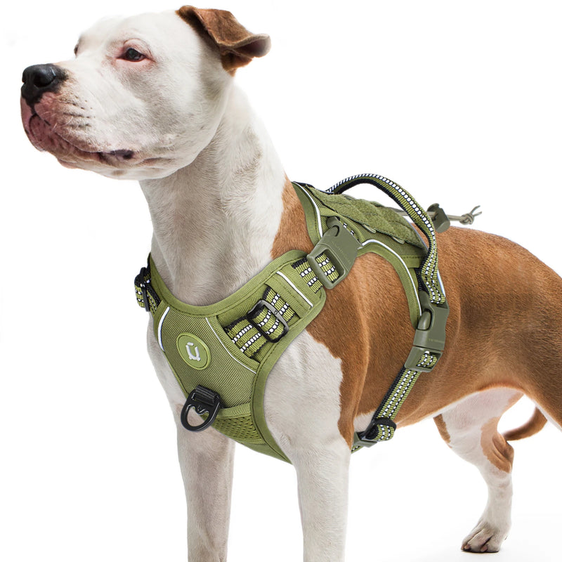 Reflektierendes Taktisches Hundegeschirr mit MOLLE-Gurtband