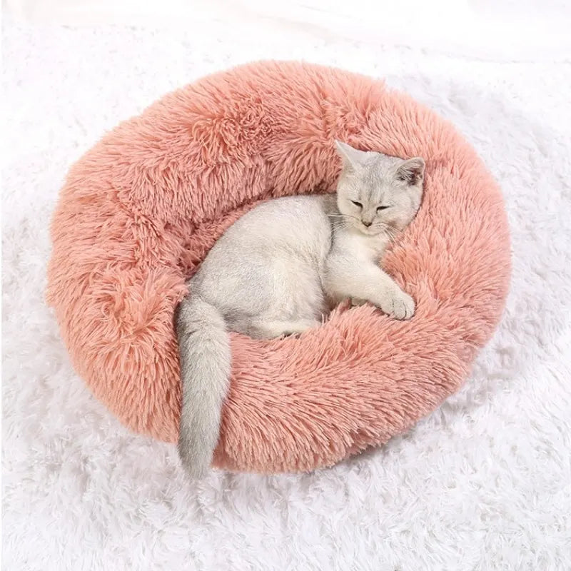 Ultra-Soft Plush Pet Bed for Dogs & Cats