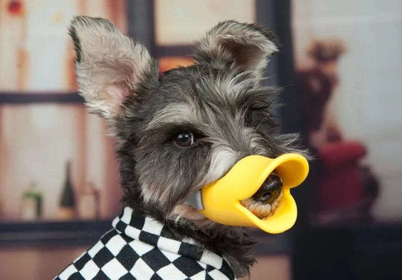 Cute Duck Bill Dog Muzzle for Small Breeds