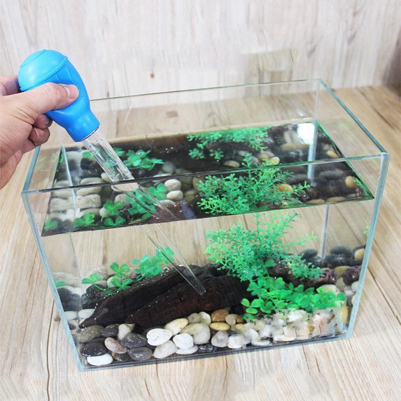 Siphon d'aquarium télescopique