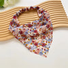 Boho Floral Print Cotton Triangle Hair Bandanas