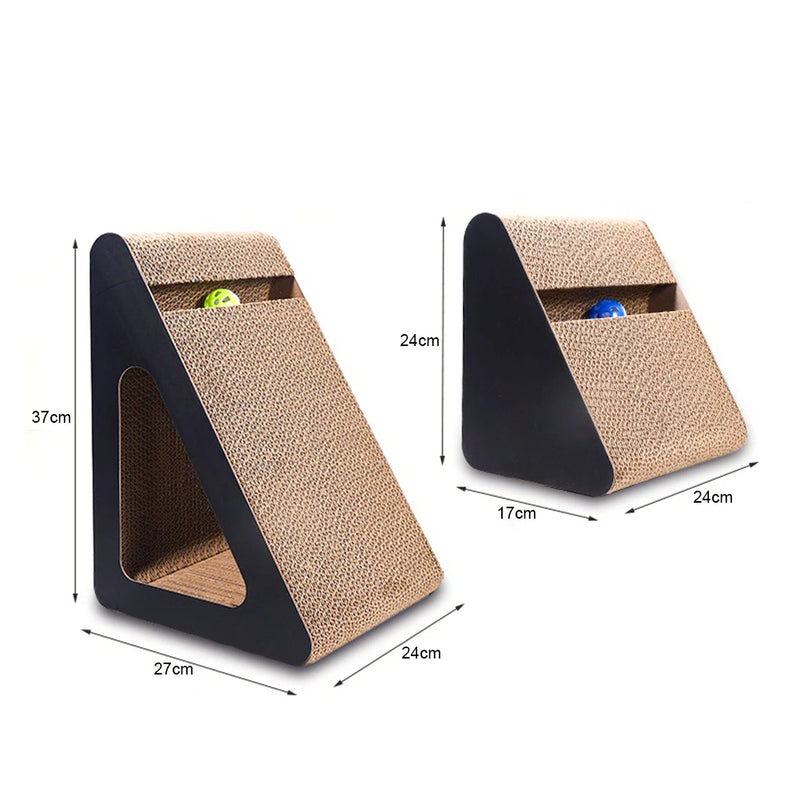 Griffoir interactif pour chat avec balle rotative