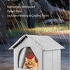 All-Season Waterproof Foldable Cat House with Cooling & Warming Features