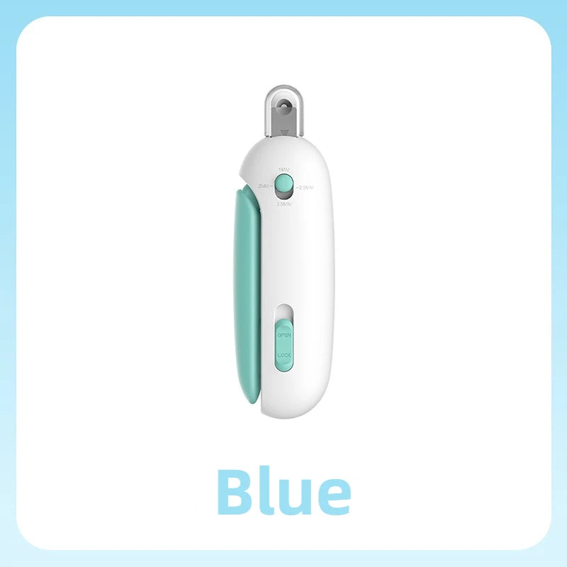 Adjustable Pet Nail Clipper with Anti-Splash Guard and Nail File