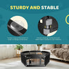 Expandable Plastic Dog Playpen with Door - 6 Panel