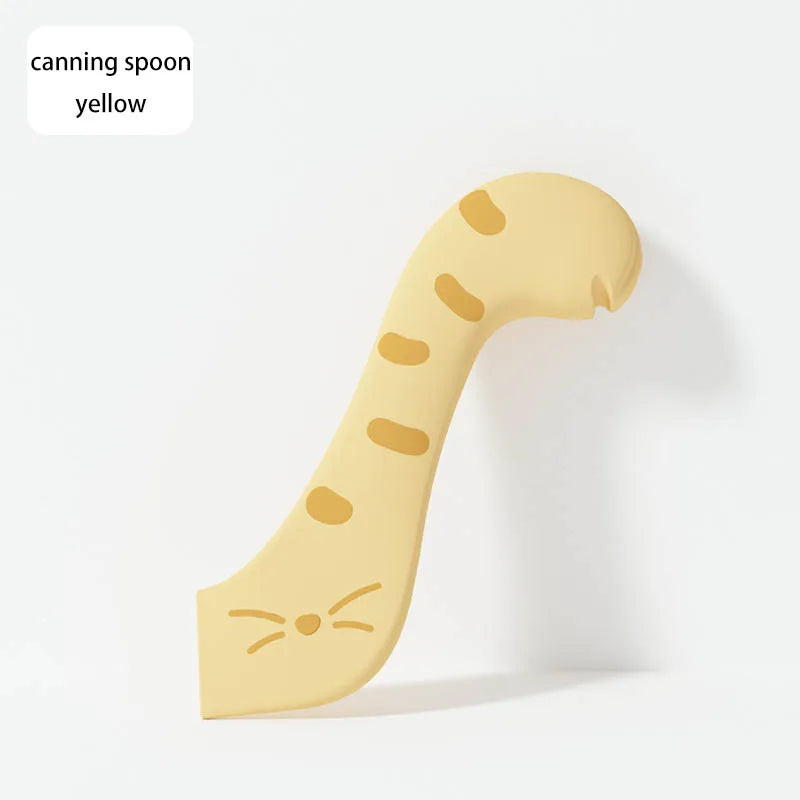 Silicone Pet Food Spoon with Airtight Can Lid